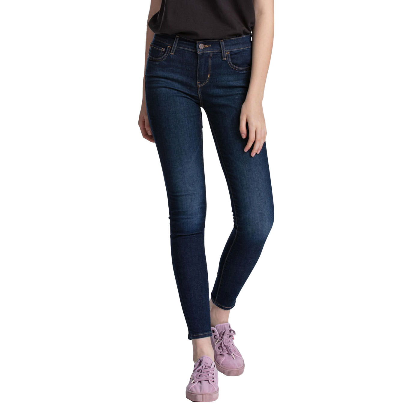 Levi's 710 super skinny mid rise slim through hip and thigh discount
